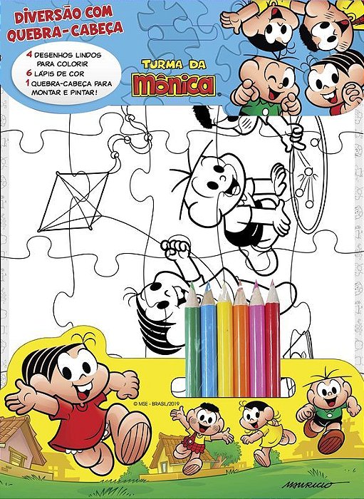Turma Da Mônica - Diversão Com Quebra-Cabeça