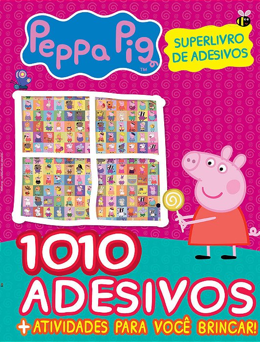 Peppa Pig Super Livro De Adesivos - 1010 Adesivos