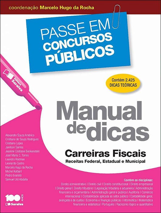 Manual De Dicas: Carreiras Fiscais: Receitas Federal, Estadual E Municipal - 1ª Edição De 2014