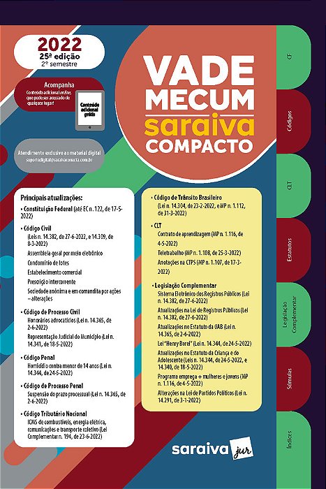 Vade Mecum Compacto - 25ª Edição 2022