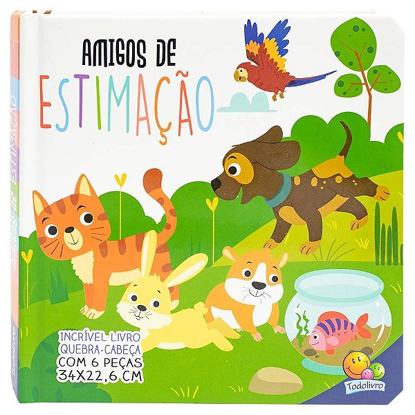 Incrível Livro Quebra-Cabeça: Amigos De Estimação