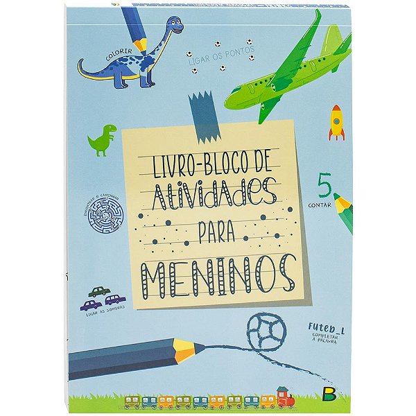 Livro-Bloco De Atividades... Meninos