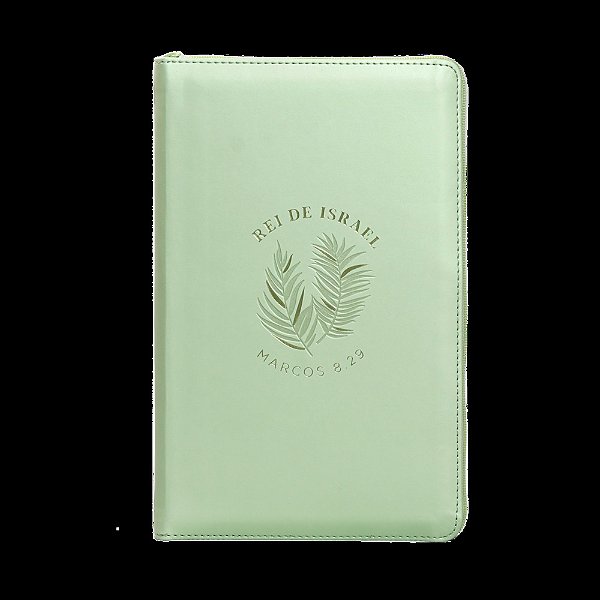 Bíblia Nvi Com Zíper: Rei De Israel, Courosoft Verde Com Toque Emborrachado, Leitura Perfeita: Nova Versão Internacional