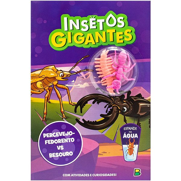 Insetos Gigantes - Livro De Atividades: Percevejo-Fedorento Vs Besouro