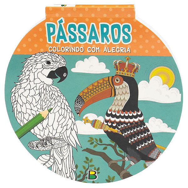 Colorindo Com Alegria: Pássaros