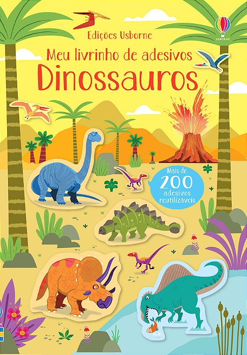 Dinossauros: Meu Livrinho De Adesivos..-