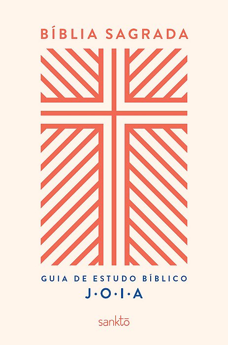 Bíblia Nvt Com Guia De Estudo Bíblico J. O. I. A. Capa Creme..-