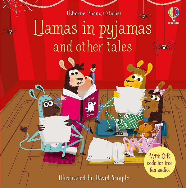 Llamas In Pyjamas And Other Tales - Usborne Phonics Readers - Funny Rhyming Stories - Book With Free Online Audio