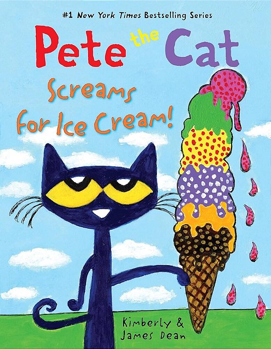 Pete The Cat Screams For Ice Cream! - Hardcover-..