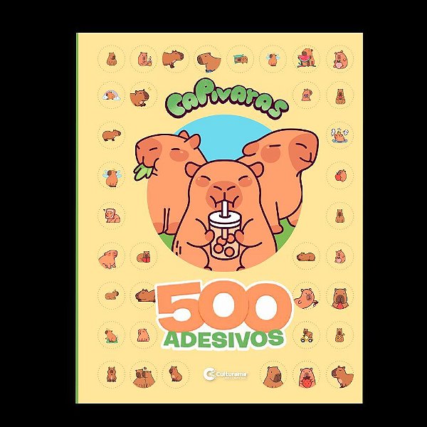 500 Adesivos Capivaras