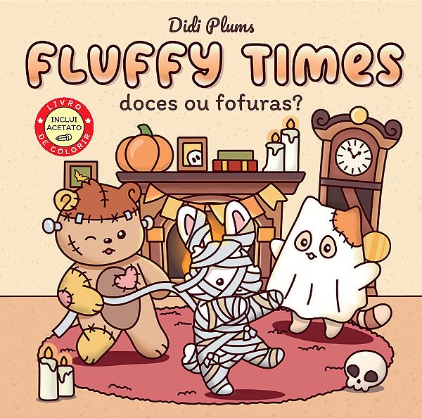 Doces Ou Fofuras? (Livro De Colorir Fluffy Times)..-