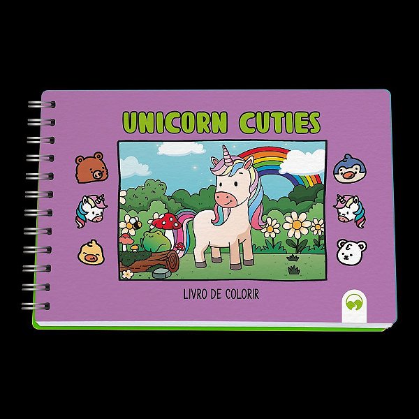 Unicorn Cuties: Para Colorir