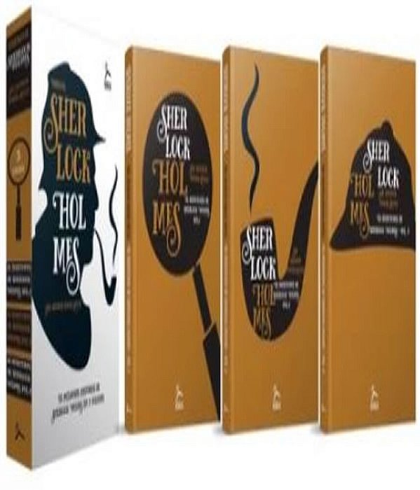 Box Sherlock Holmes: As Aventuras De Sherlock Holmes (3 Volumes)