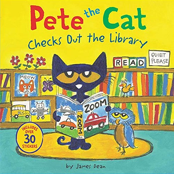 Pete The Cat Checks Out The Library-..