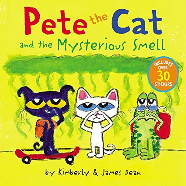 Pete The Cat And The Mysterious Smell With Stickers Pb-..