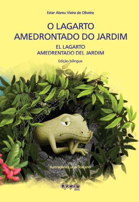 O Lagarto Amedrontado Do Jardim..-
