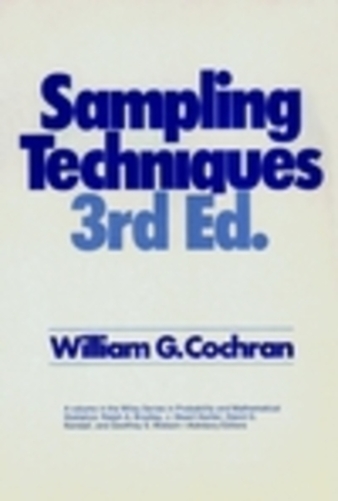 Sampling Techniques - Third Edition Ise-..