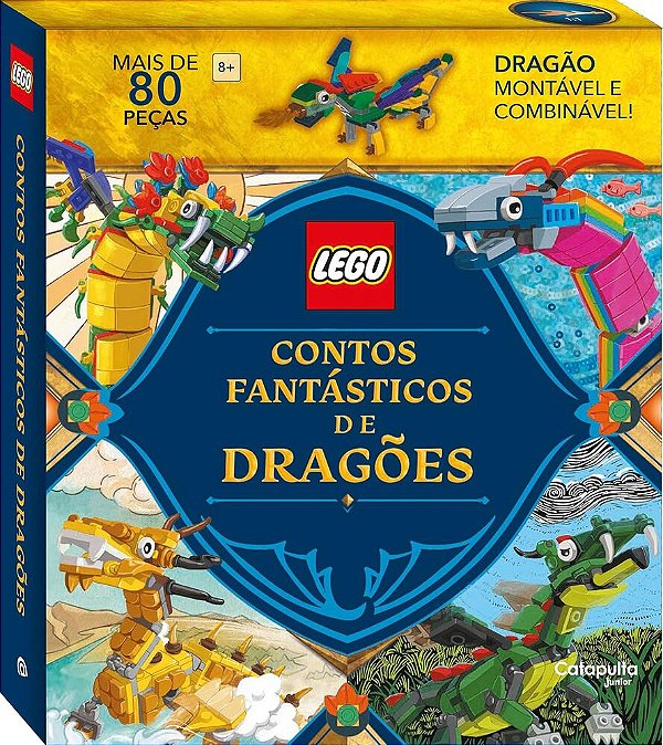Lego Contos Fantásticos De Dragões Livro Isca