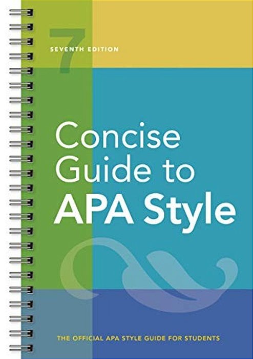Concise Guide To Apa Style - 7Th Edition..-
