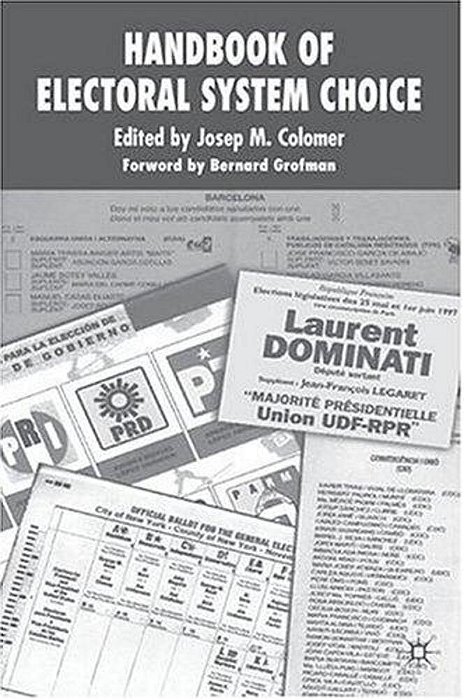 Handbook Of Electoral System Choice-..