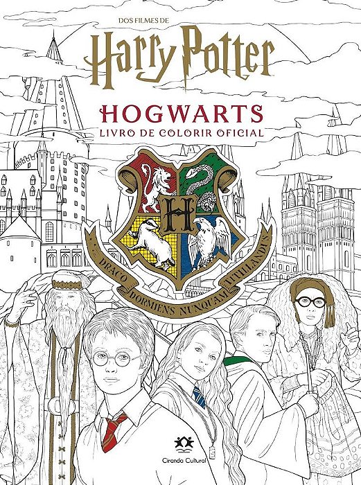 Harry Potter Casas De Hogwart - Livro De Colorir Oficial