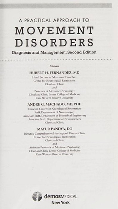 A Practical Approach To Movement Disorders-..