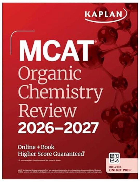 Mcat Organic Chemistry Review 2026-2027: Online + Book-..