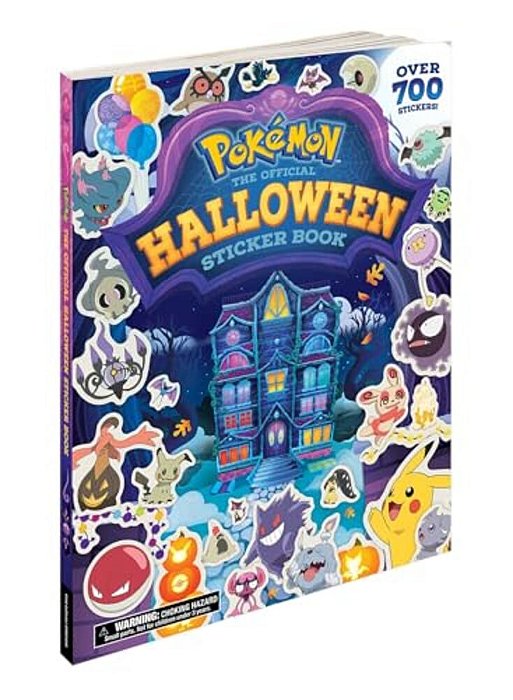 Pokémon Halloween: The Official Sticker Book: Over 700 Stickers!-..