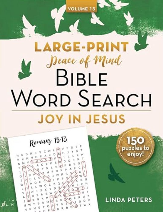 Peace Of Mind Bible Word Search: Joy In Jesus-..