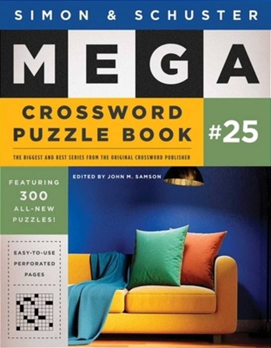 Simon & Schuster Mega Crossword Puzzle Book #25-..