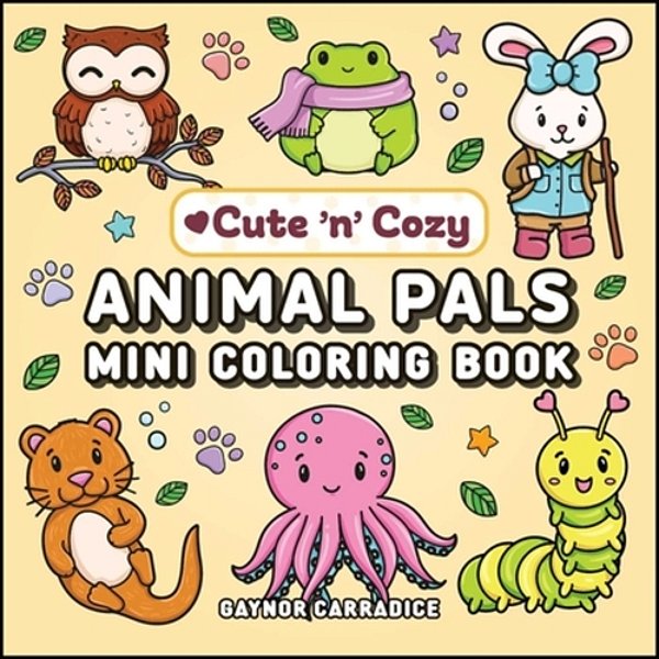 Animal Pals Mini Coloring Book-..