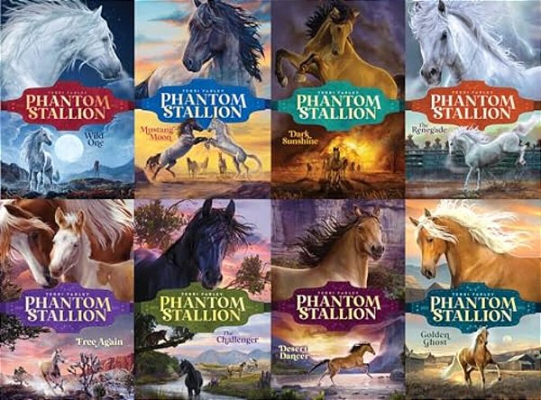 Phantom Stallion Untamed Collected Set: The Wild One; Mustang Moon; Dark Sunshine; The Renegade; Free Again; The Challenger; Desert Dancer; Golden Gho-..