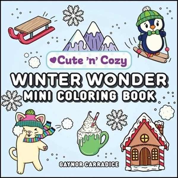 Winter Wonder Mini Coloring Book-..