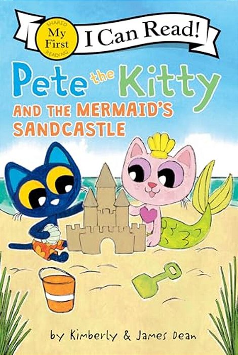 Pete The Kitty And The Mermaid's Sandcastle-..