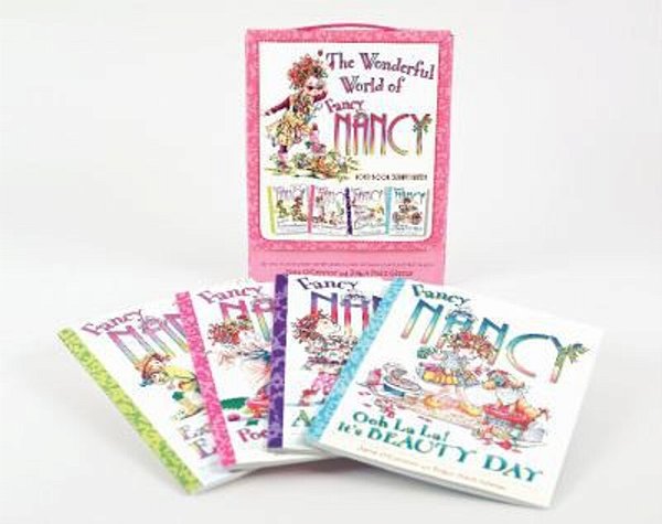Fancy Nancy: The Wonderful World Of Fancy Nancy: 4 Books In 1 Box Set!-..