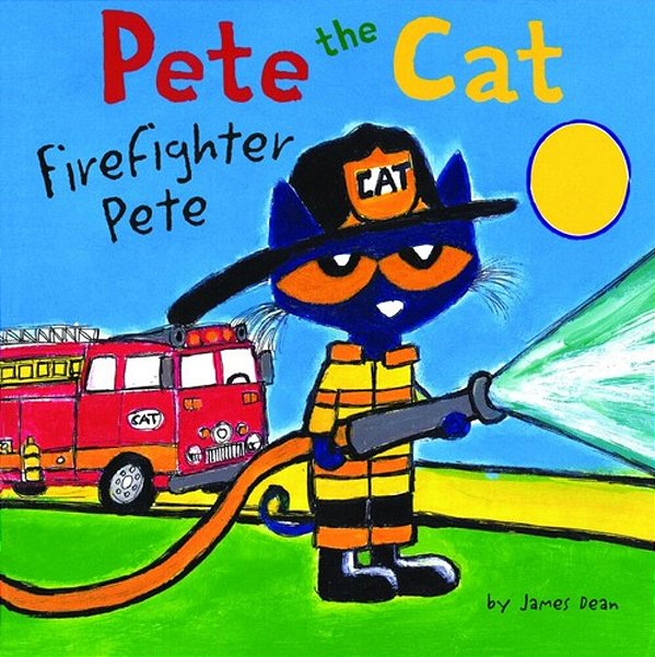 Pete The Cat: Firefighter Pete: Includes Over 30 Stickers!-..