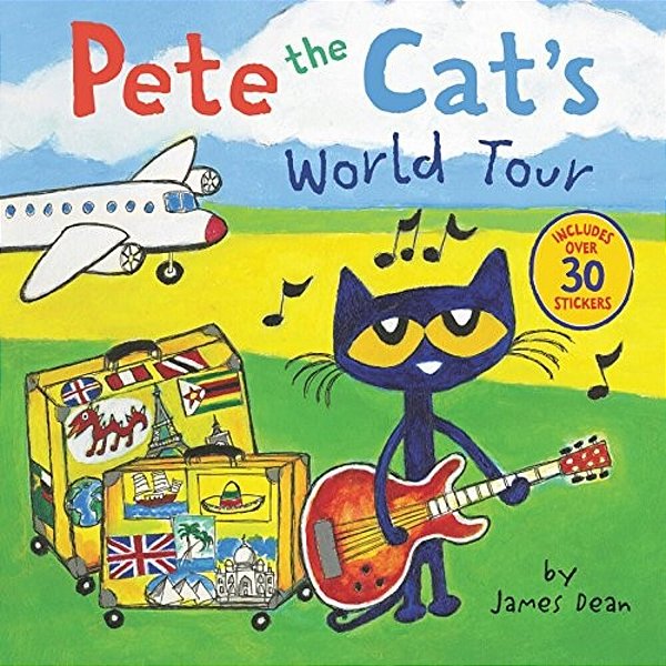 Pete The Cat's World Tour: Includes Over 30 Stickers!-..