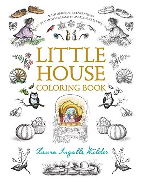 Little House Coloring Book: Coloring Book For Adults And Kids To Share-..