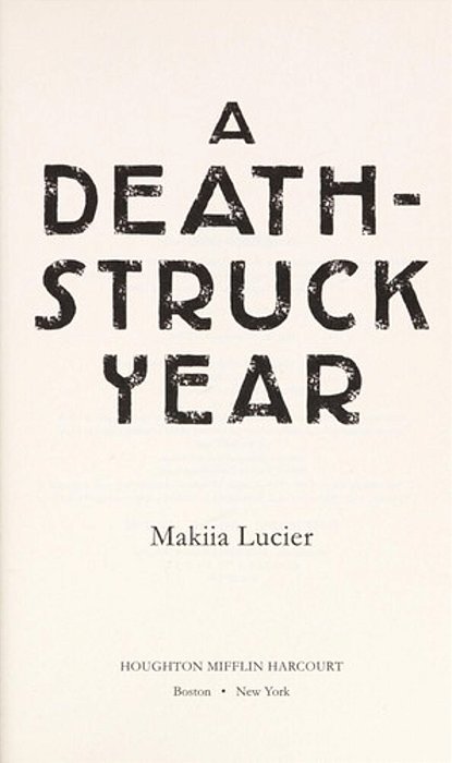 A Death-Struck Year-..