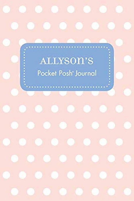 Allyson's Pocket Posh Journal, Polka Dot-..