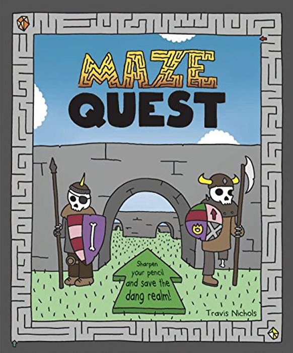 Maze Quest: (Adventure Books For Kids, Children's Fantasy Books, Interactive Kids Books, Activity Book For Kids)-..
