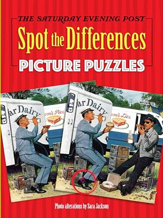 The Saturday Evening Post Spot The Differences Picture Puzzles-..