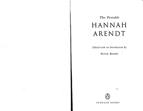 The Portable Hannah Arendt-..