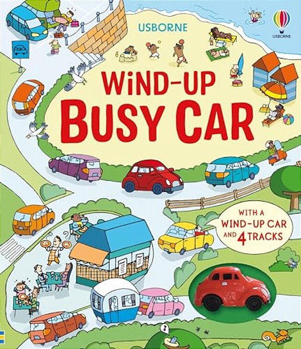 Wind-Up Busy Car-..