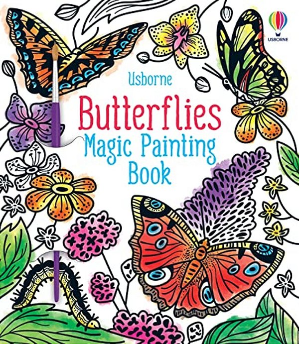 Butterflies Magic Painting Book-..