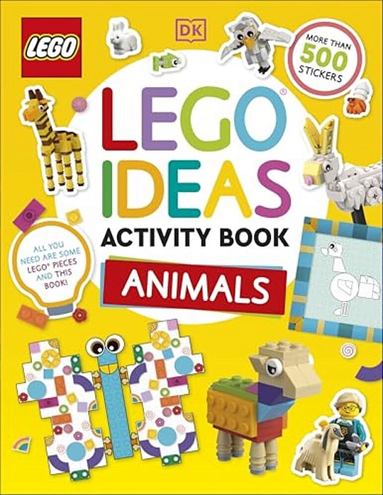 Lego Ideas Activity Book Animals: Packed With Lego Building And Sticker Activities And Fun Facts. With 500+ Stickers!-..