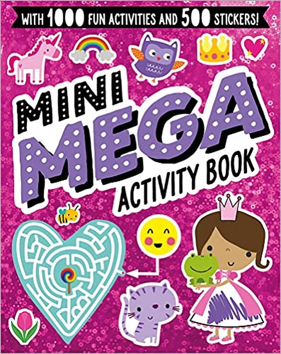 Mini Mega Activity Book (Pink)-..