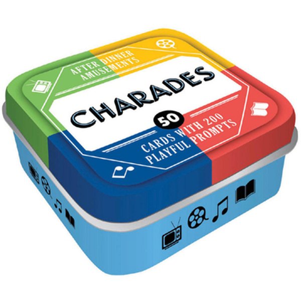After Dinner Amusements: Charades: 50 Cards With 200 Playful Prompts-..