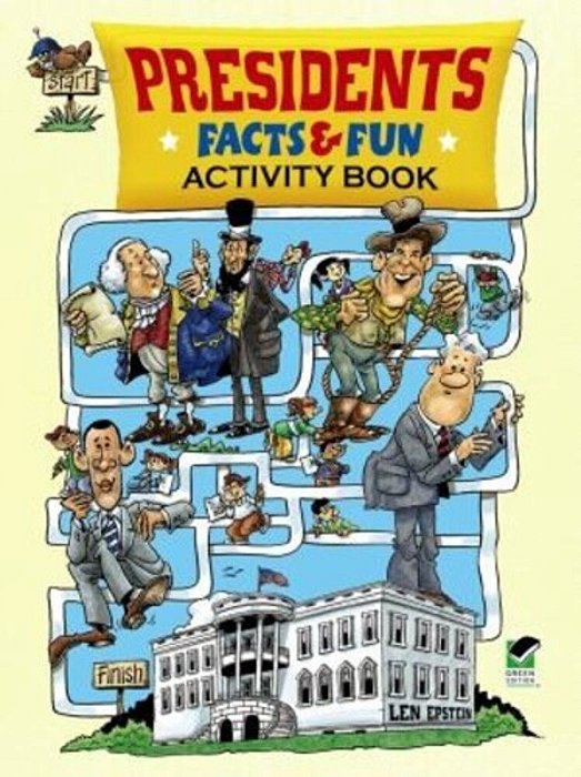 Presidents Facts & Fun Activity Book-..