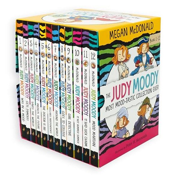 The Judy Moody Most Mood-Tastic Collection Ever: Books 1-12 (Box Set Of Twelve Illustrated Chapter Books For Young Readers Spanning Every Mood: Perfec-..